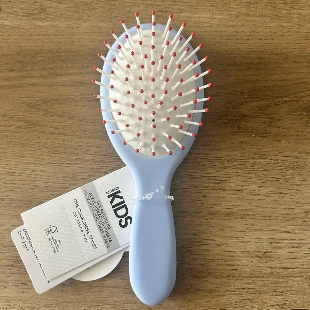 Miffy Kids Hair Brush Blue Bunny Design NWT